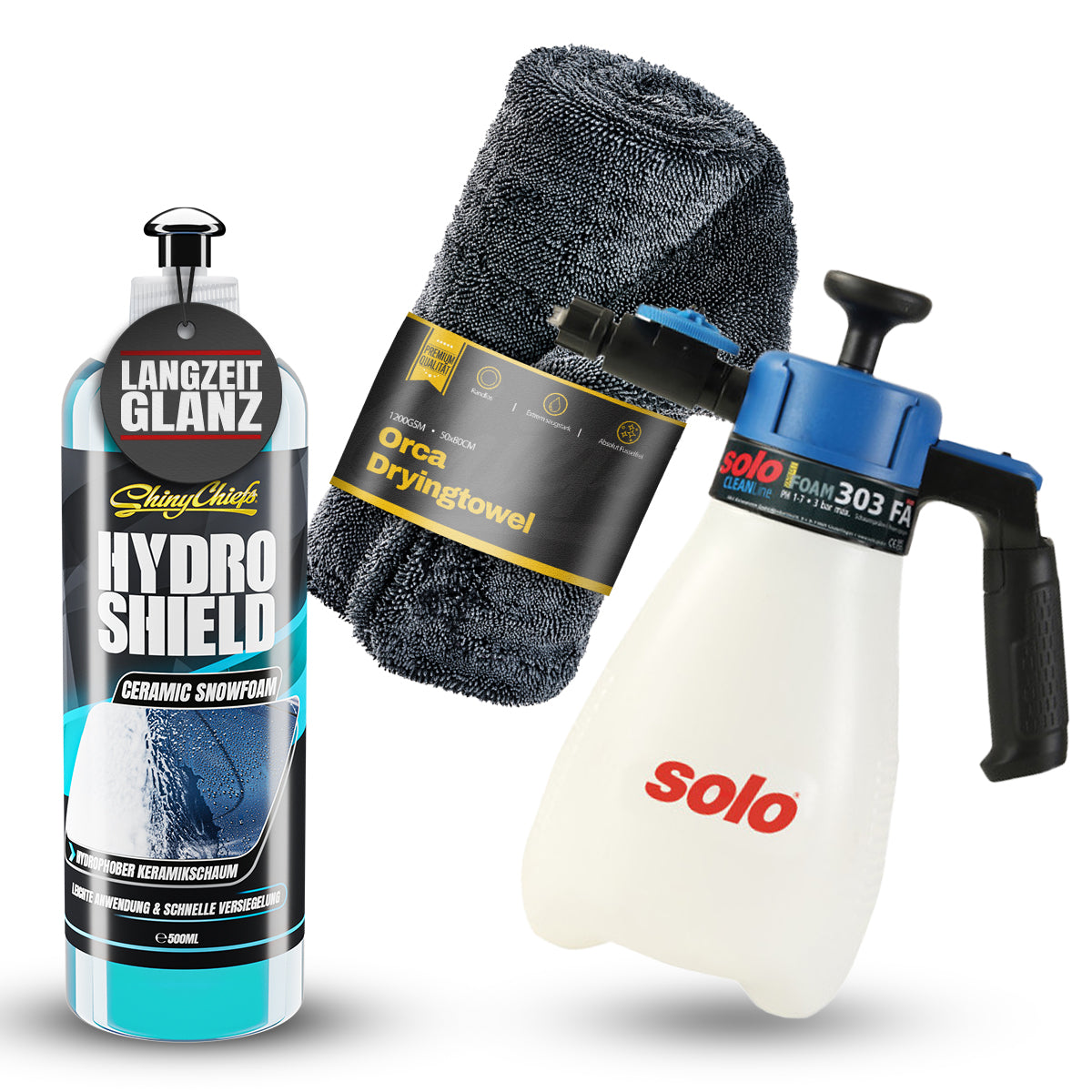 SOLO SCHAUMSPRÜHER 303 FA + HYDRO SHIELD - CERAMIC SNOWFOAM 500ml SET