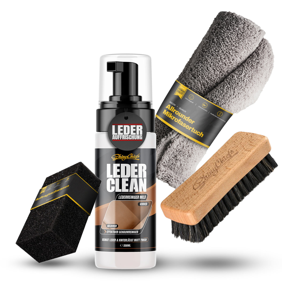 LEDER CLEAN - LEDERREINIGER KOMPLETT SET