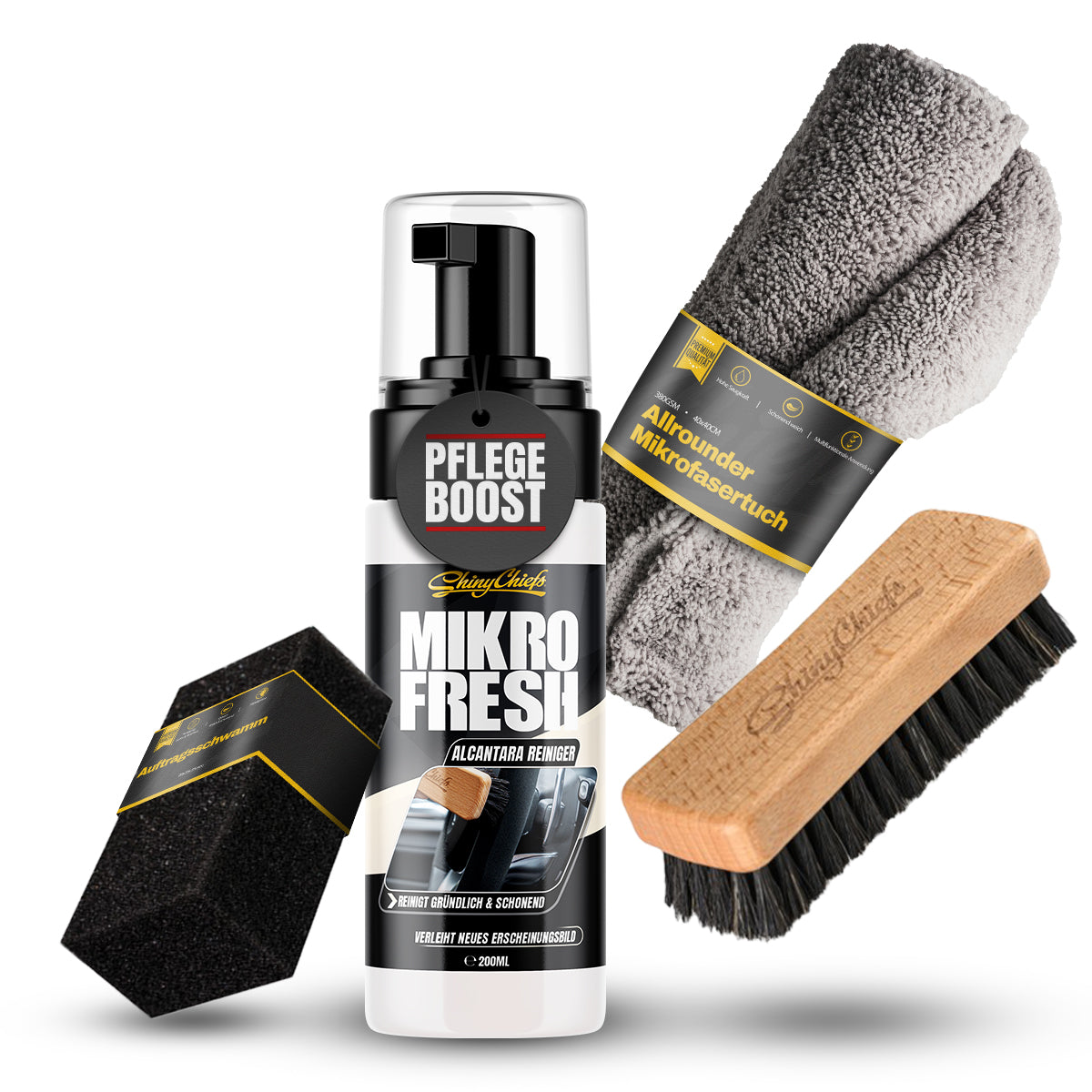 MIKRO FRESH - ALCANTARA REINIGER KOMPLETT SET