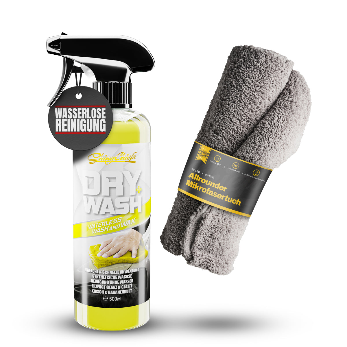 DRY WASH - WATERLESS WASH & WAX 500ml Set