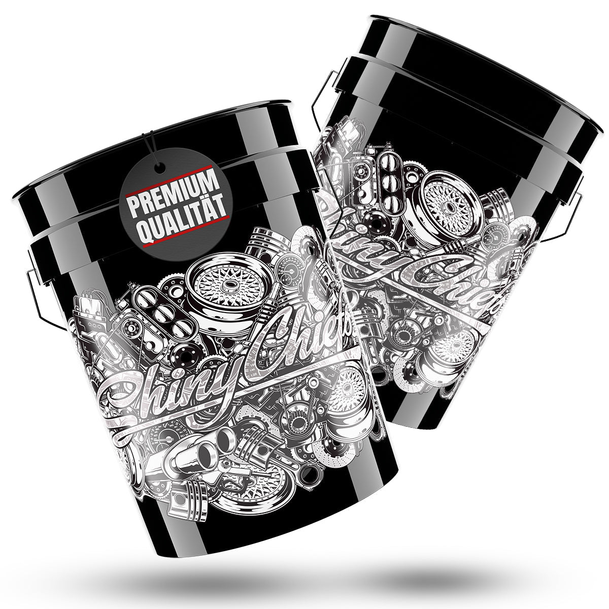 2x WASCHEIMER BLACK ON - 20L