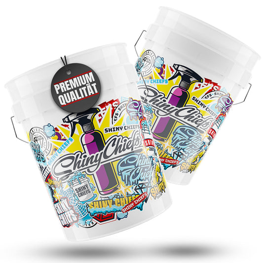 2x WASCHEIMER SHINY WEISS - 20L