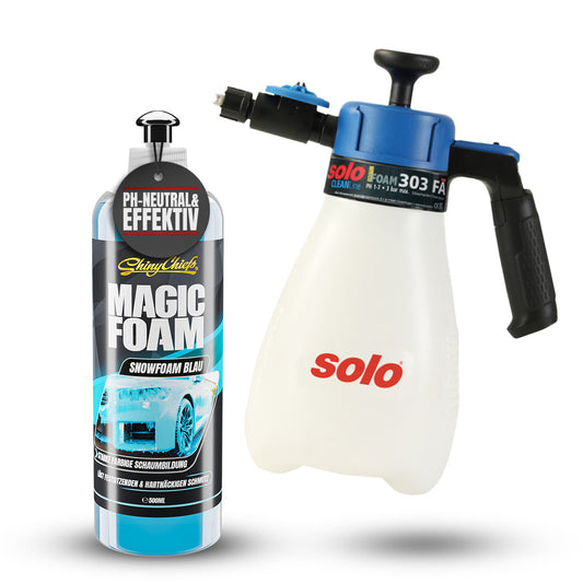 SOLO SCHAUMSPRÜHER 303 FA + MAGIC FOAM - BLAUER SCHAUM 500ml Set