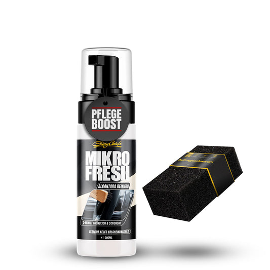 MIKRO FRESH - ALCANTARA REINIGER 200ml + SCHWAMM SET