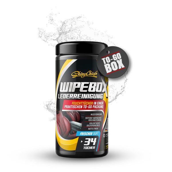 WIPEBOX - LEDER TÜCHER (34 Tücher)